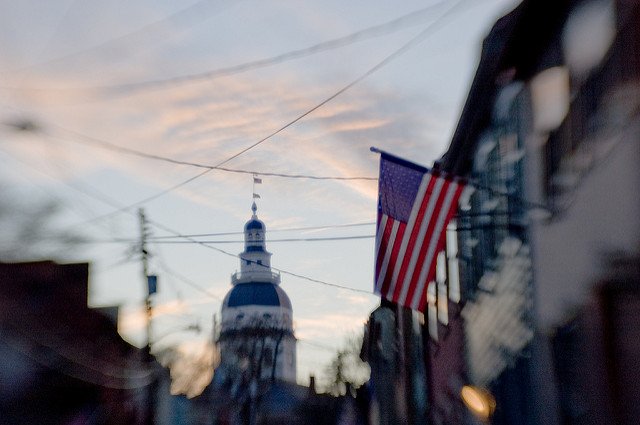 Maryland's state capitol building in Annapolis.