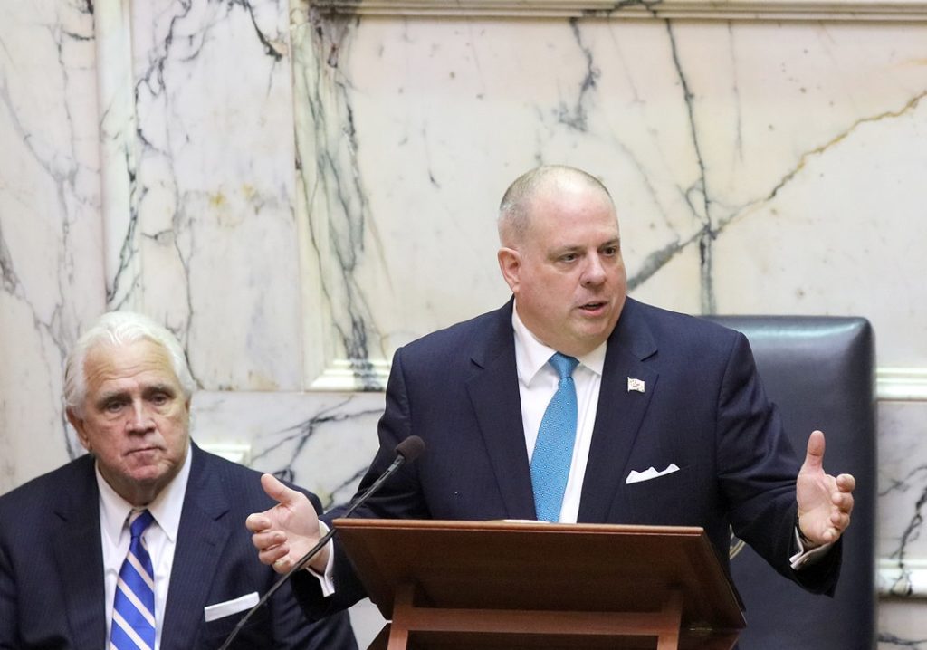 Maryland Gov. Larry Hogan delivering his 2017 State of the State Address 