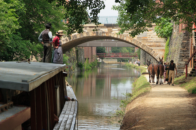 The C&O Canal in Georgetown 