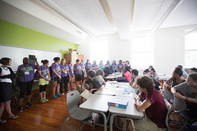 Students at D.C.'s Wilson HS