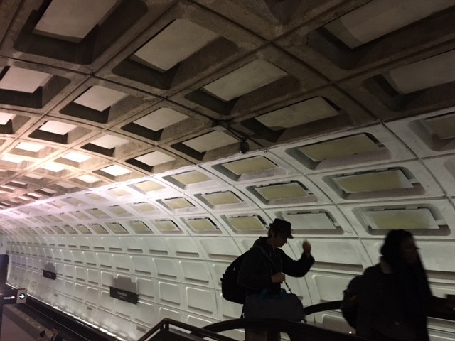 Metro's tunnels are getting a makeover with a coat of white paint at Union Station. 