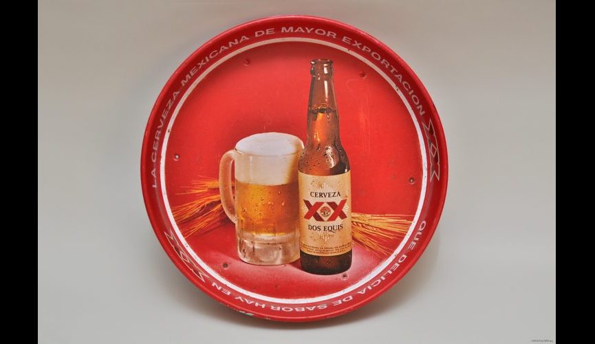 Cerveza Dos Equis tray 2001.0211.04