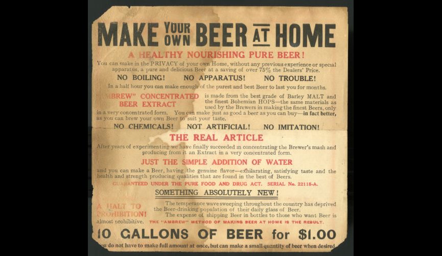 Make Your Own Beer ad