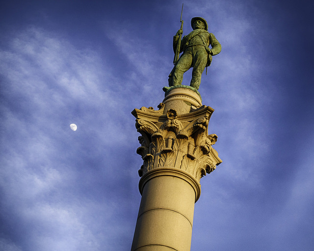 The Confederate Soldiers and Sailors Monument in Richmond, Va.