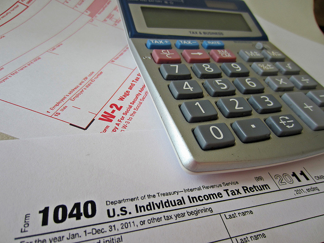 Tax forms and calculator