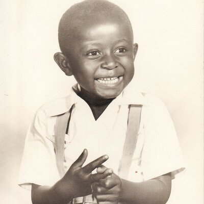 Askia Muhammad as a child