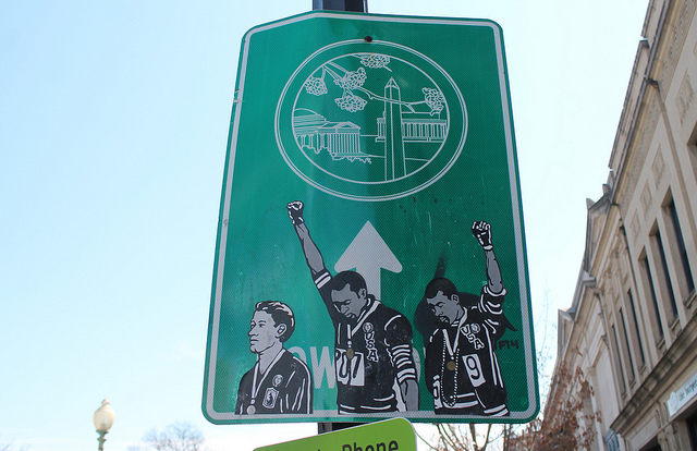 Black Power Sticker, Washington, DC