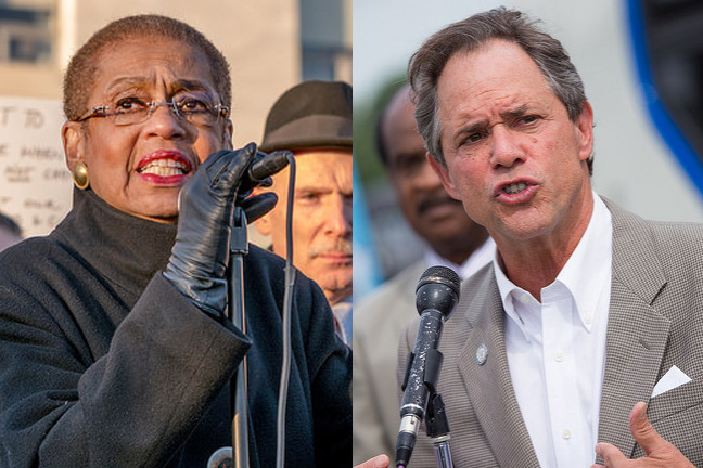 D.C. Congressional Delegate Eleanor Holmes Norton and Montgomery County Councilmember Roger Berliner