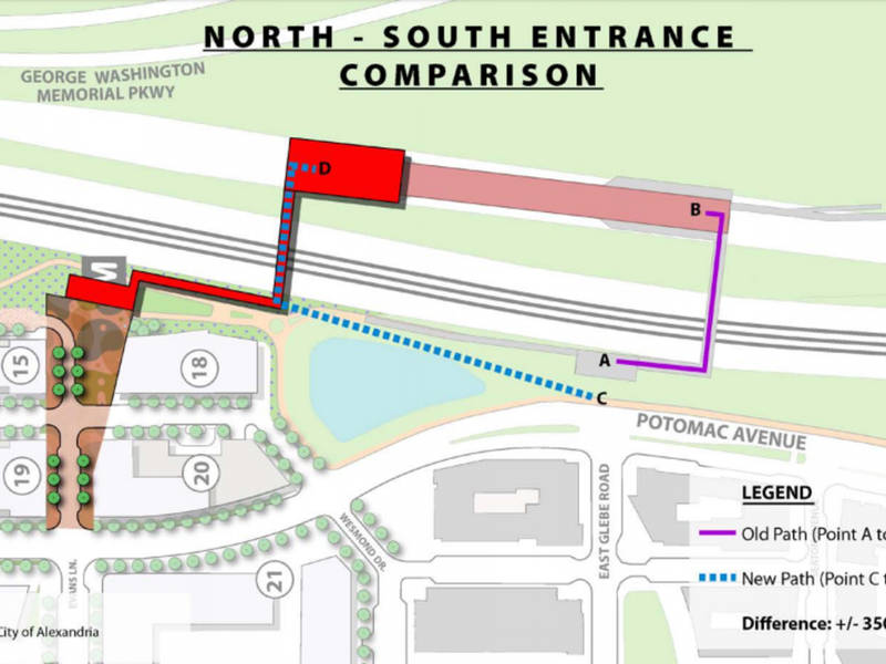 Proposed Potomac Yard Metro 