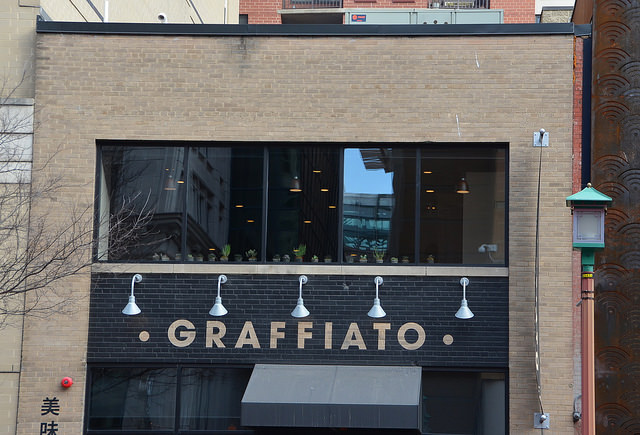 Mike Isabella's former restaurant Graffiato in Gallery Place, D.C.