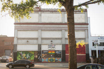 The Hands on Drums' space on Rhode Island Ave. is now vacant as developer MRP Realty clears the way for a new project.