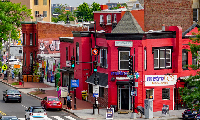 The Metro PCS store in Shaw has been playing go-go music since 1995. 