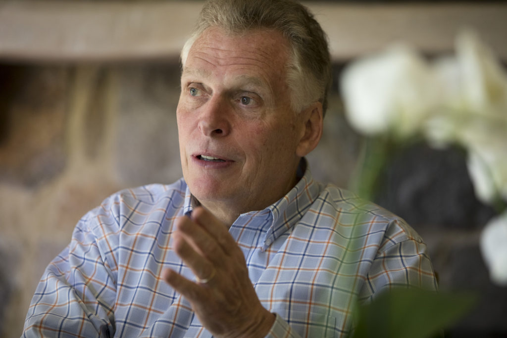 Former Virginia Governor Terry McAuliffe.