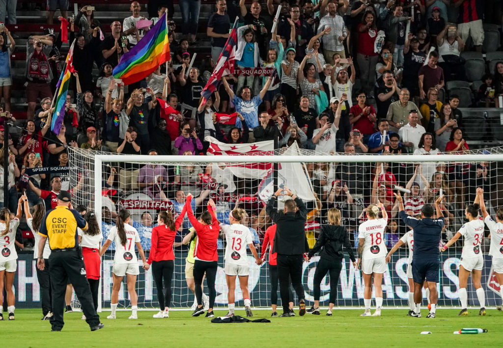 Washington, DC. - Saturday, August 24, 2019: The Washington Spirit defeated the Orlando Pride 2-1 in a NWSL match at Audi Field.