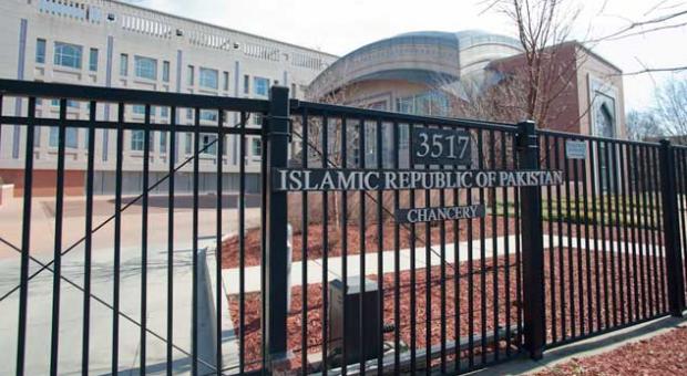 The Pakistan Embassy is one of more than 170 resident embassies in Washington, D.C.

