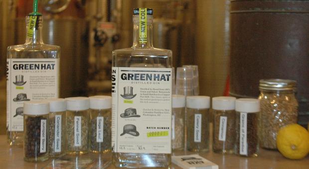  Green Hat Gin is produced by New Columbia Distillers in Washington, D.C.