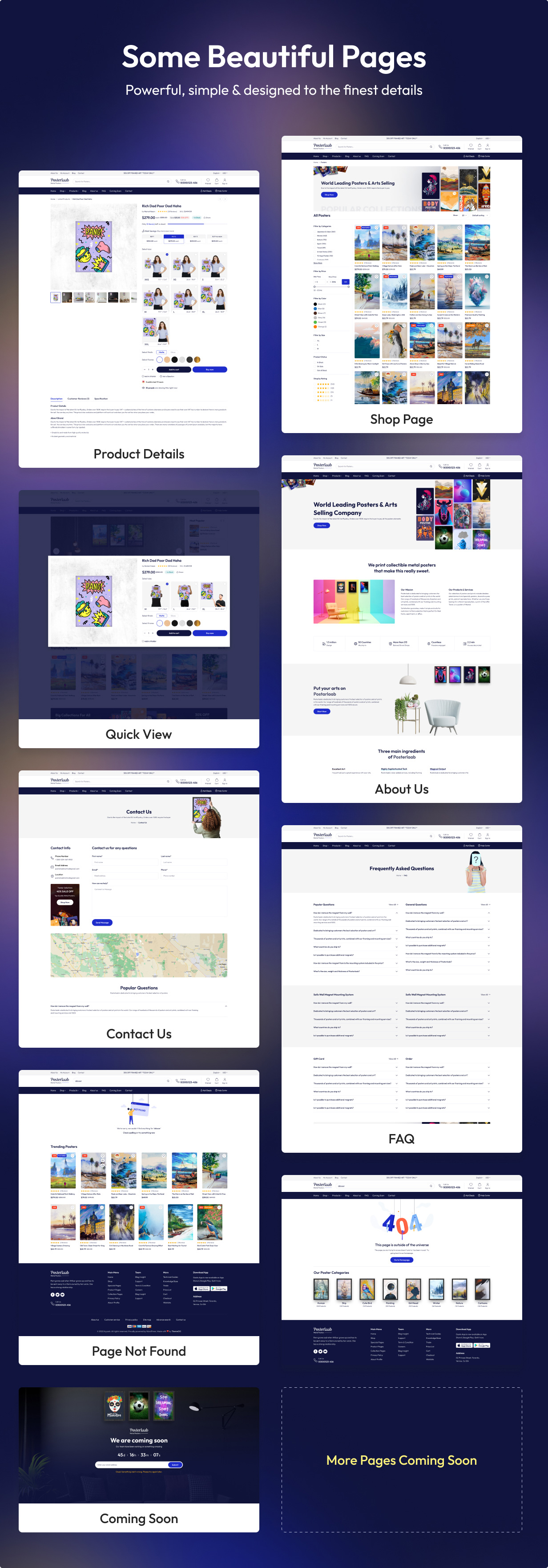 Posterlaab - Poster Selling WooCommerce Theme