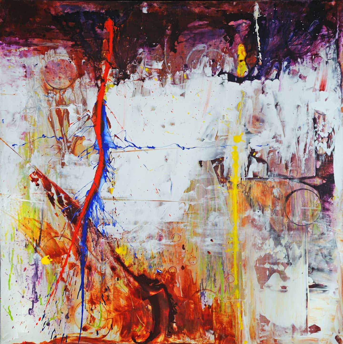 Anne Marchand, Flash, 2013. Acrylic and latex. Courtesy of the artist.