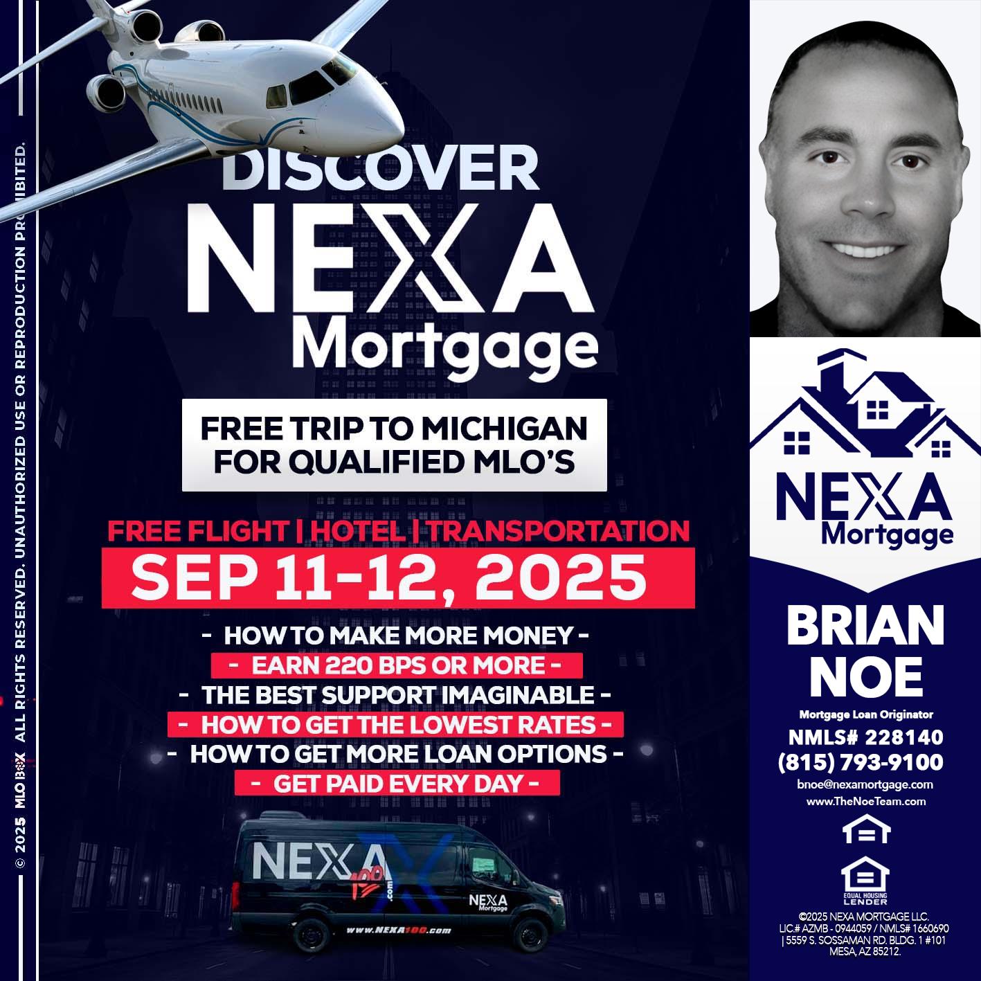 DISCOVER NEXA MORTGAGE - Brian Noe -Mortgage Loan Originator