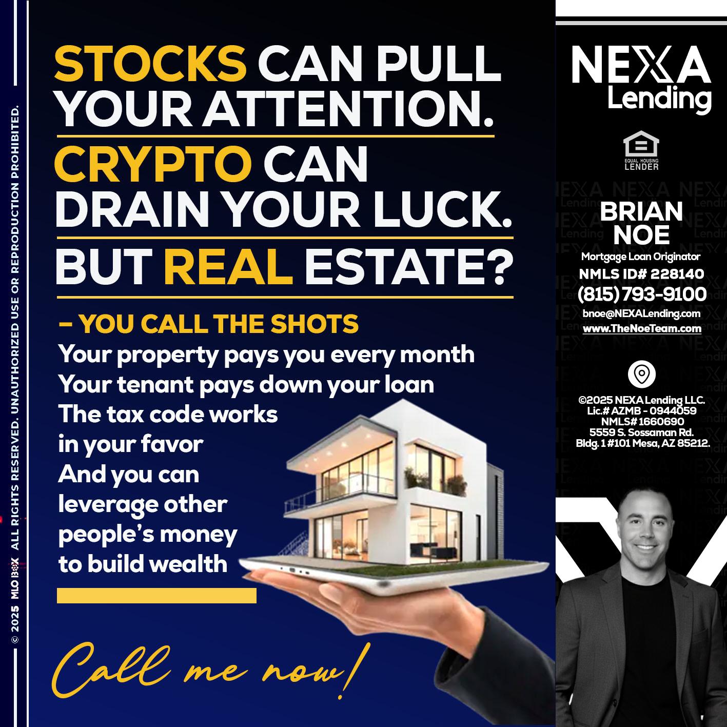 STOCK YOUR - Brian Noe -Mortgage Loan Originator
