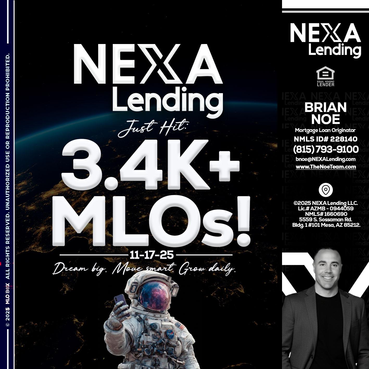 3.4K MLOs - Brian Noe -Mortgage Loan Originator