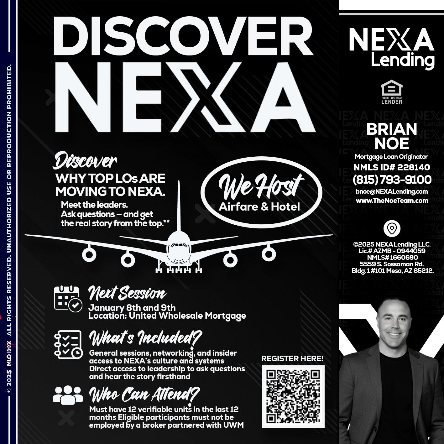 DISCOVER NEXA - Brian Noe -Mortgage Loan Originator