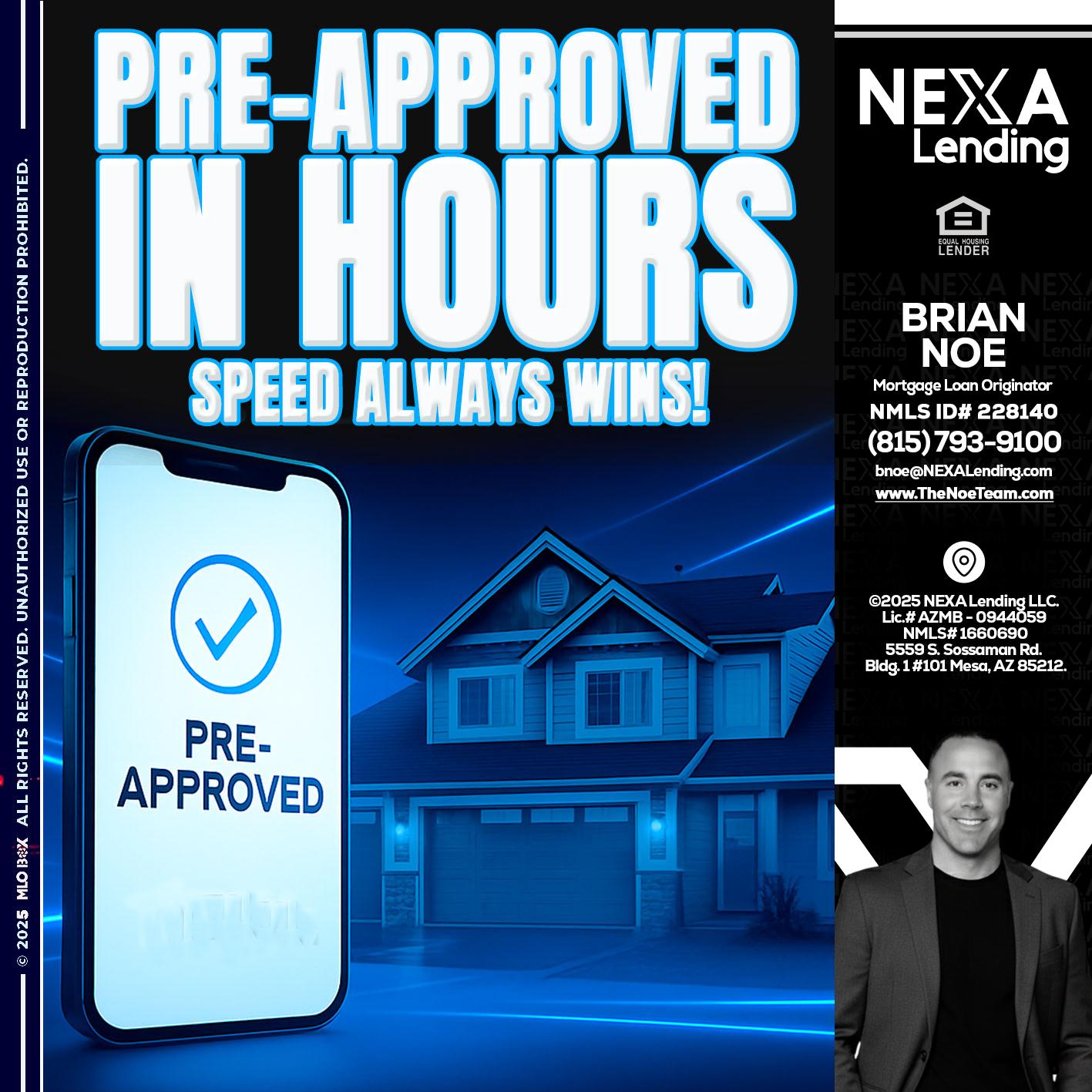 PRE - Brian Noe -Mortgage Loan Originator