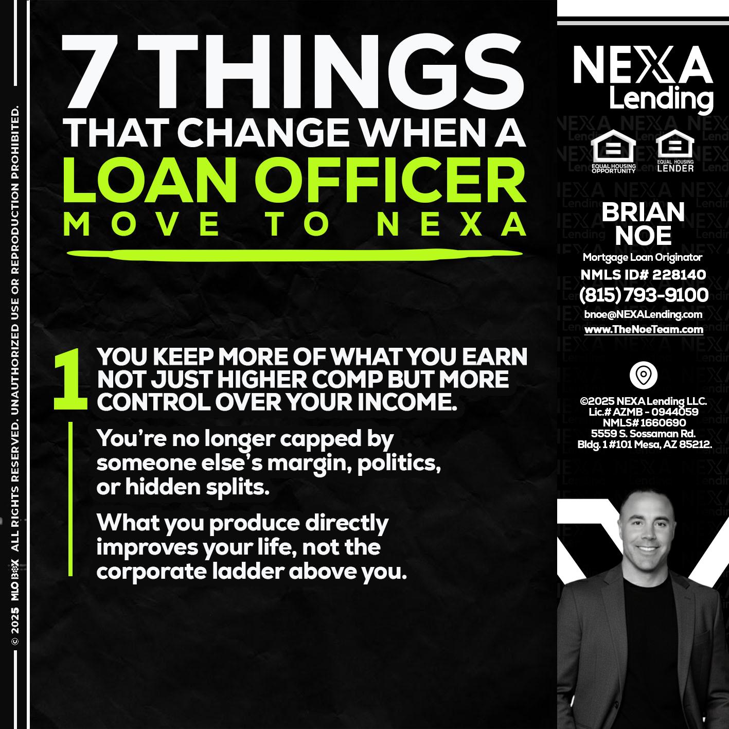 7 THINGS (1) - Brian Noe -Mortgage Loan Originator