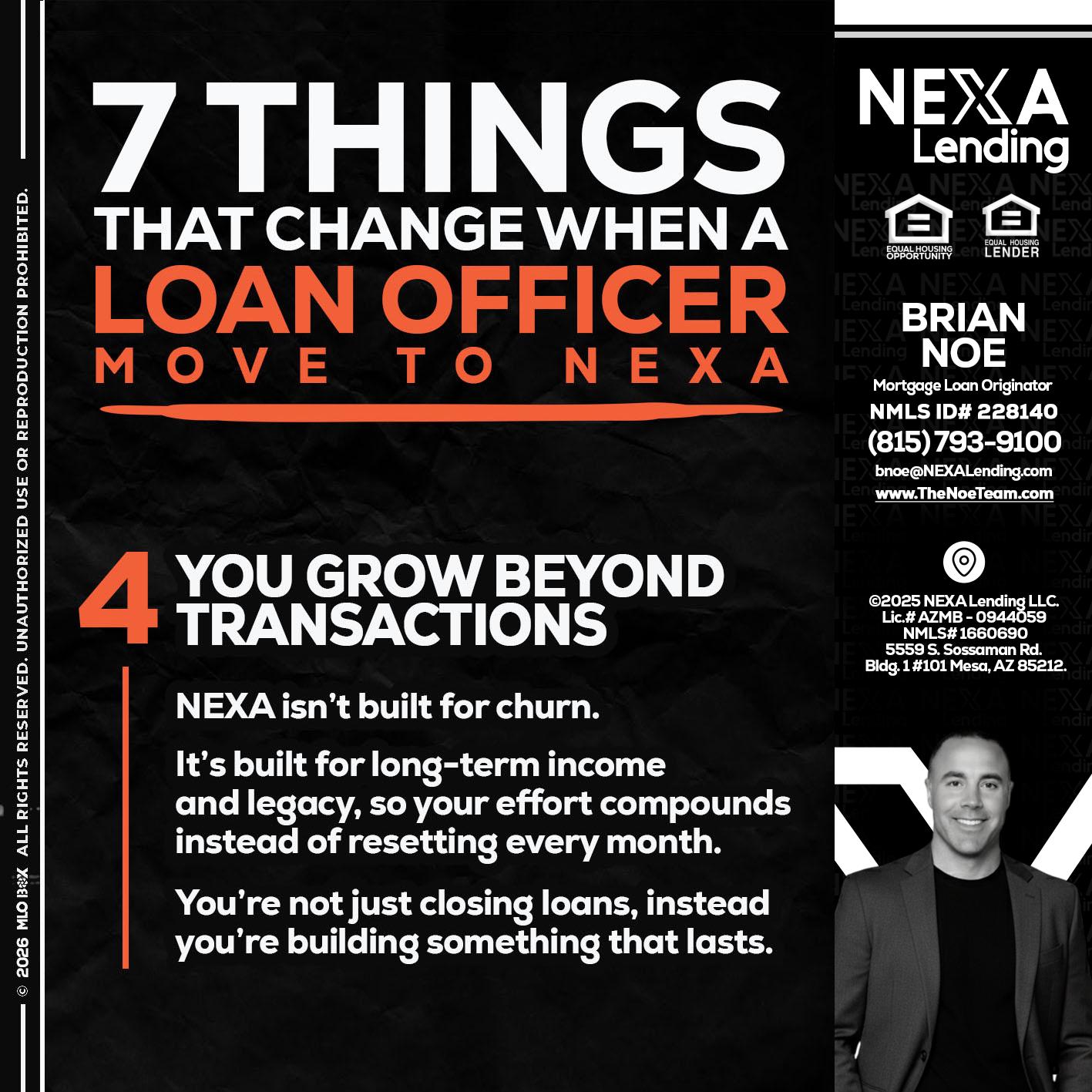 7 THINGS (4) - Brian Noe -Mortgage Loan Originator