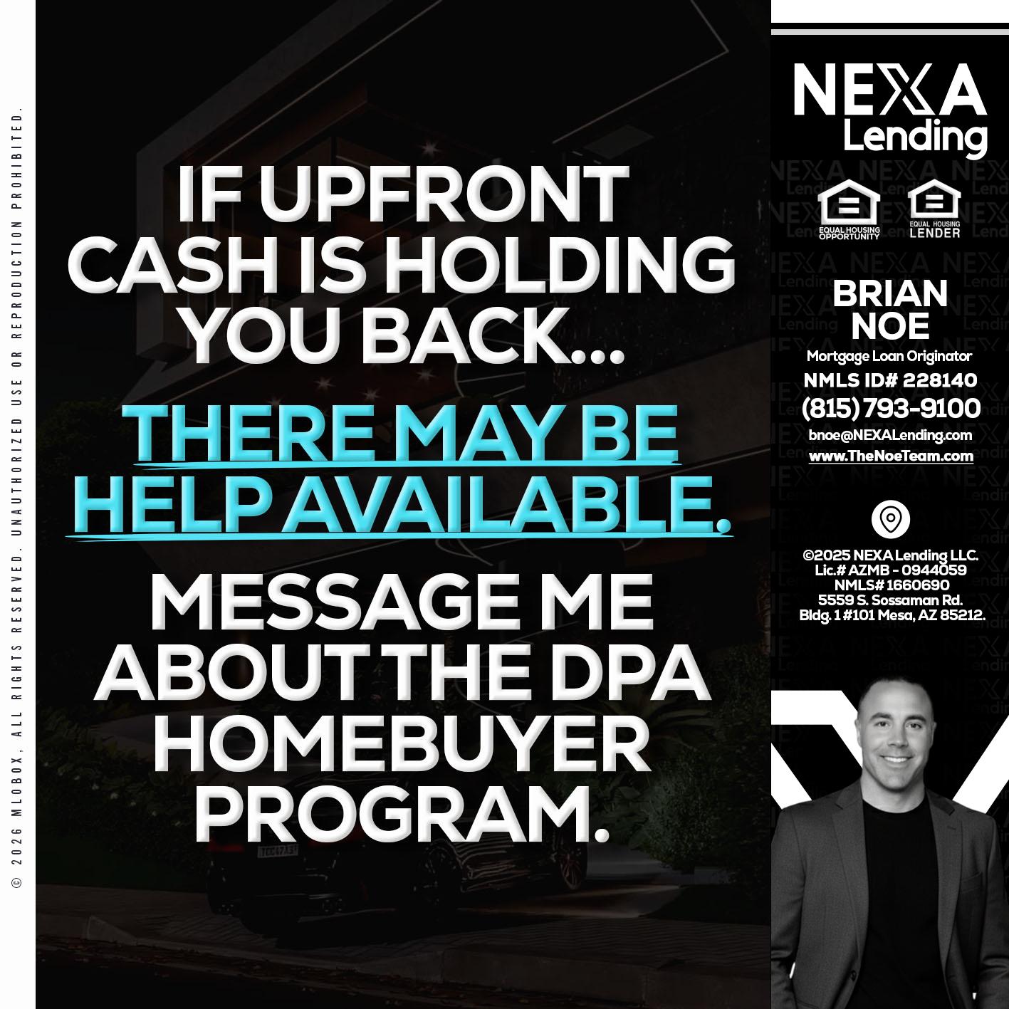 IF UPFRONT - Brian Noe -Mortgage Loan Originator