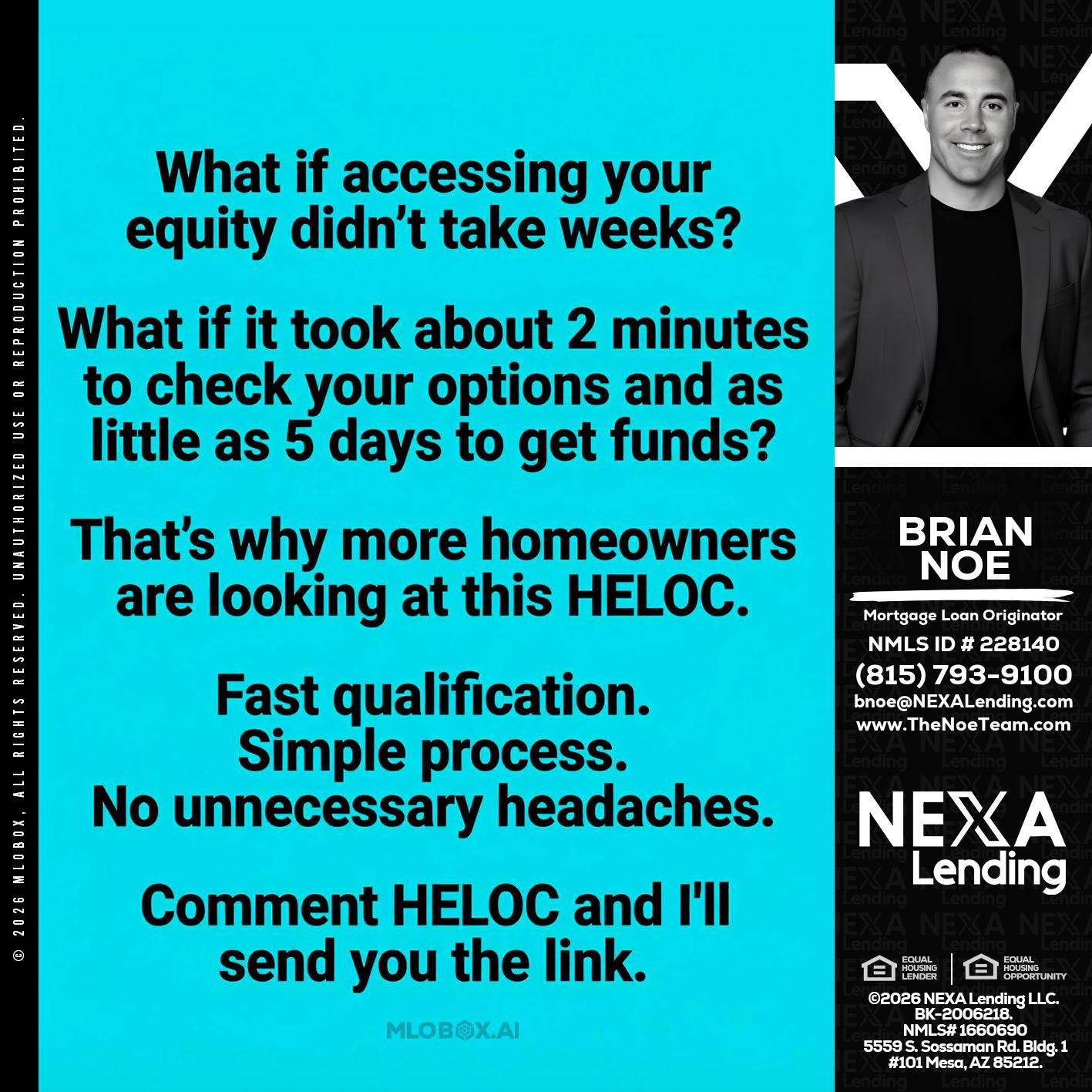 what if - Brian Noe -Mortgage Loan Originator