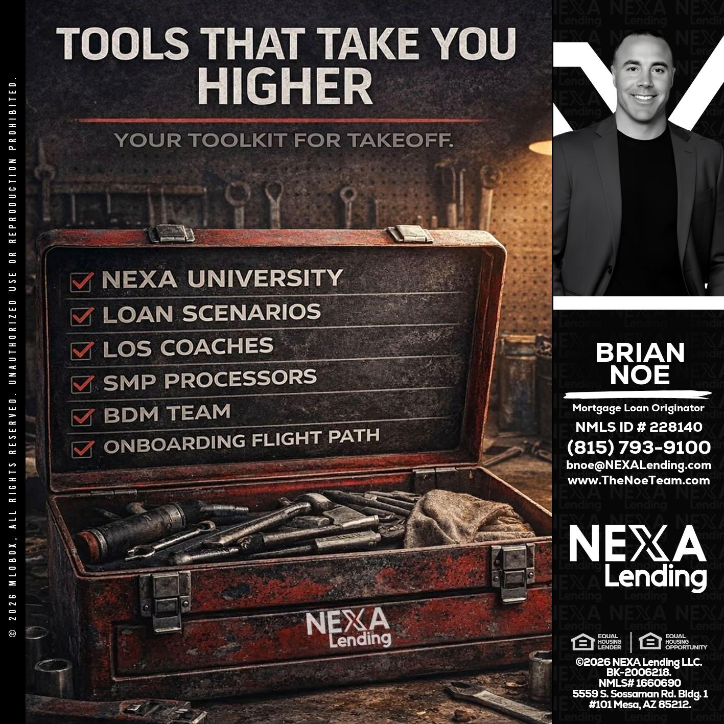 TOOLS THAT - Brian Noe -Mortgage Loan Originator