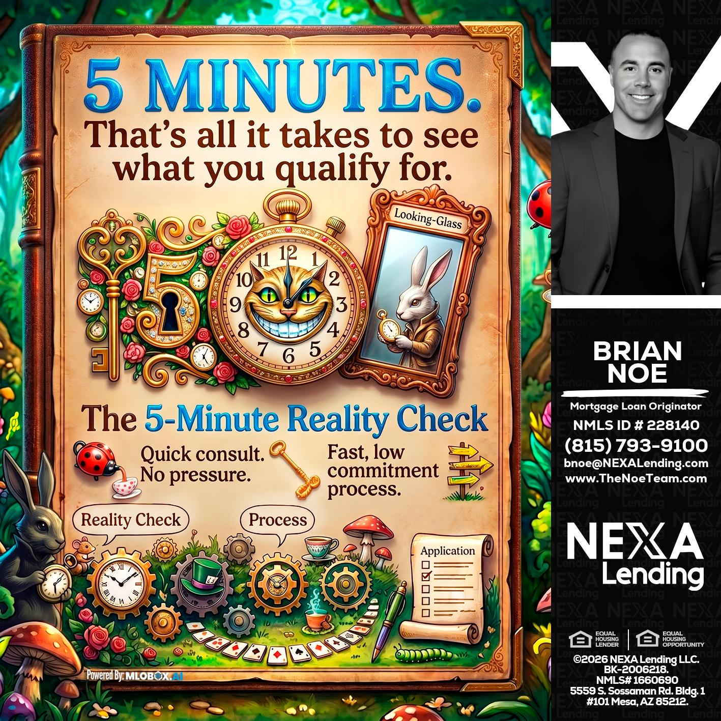 Reality Check! - Brian Noe -Mortgage Loan Originator
