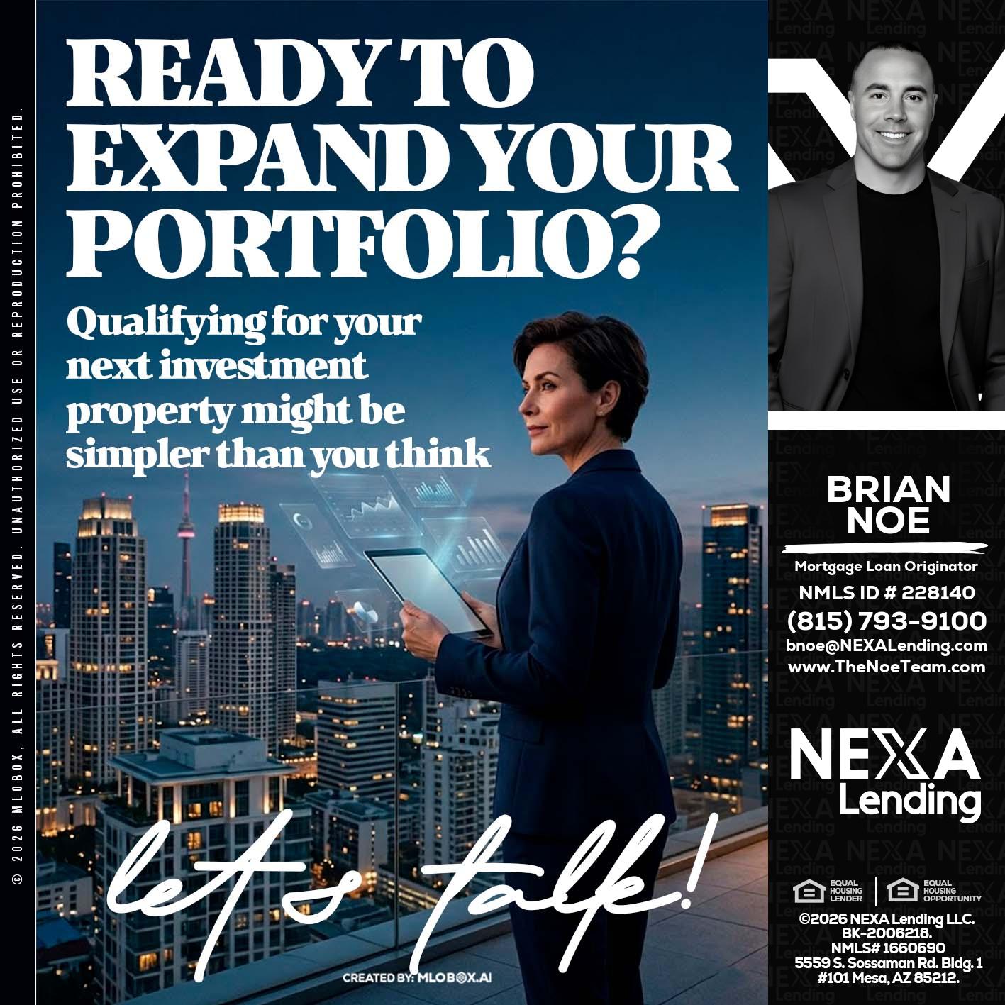 READY TO EXPAND - Brian Noe -Mortgage Loan Originator