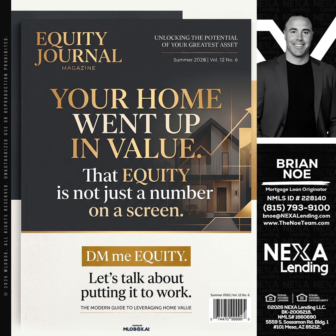YOUR HOME - Brian Noe -Mortgage Loan Originator