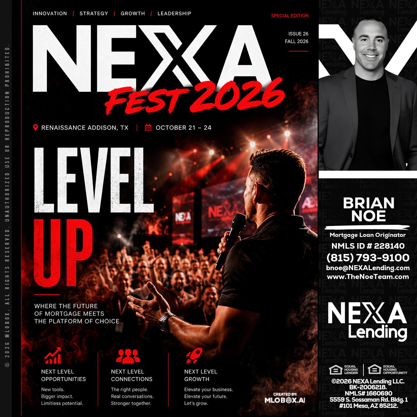 NEXA FEST 2026 - Brian Noe -Mortgage Loan Originator