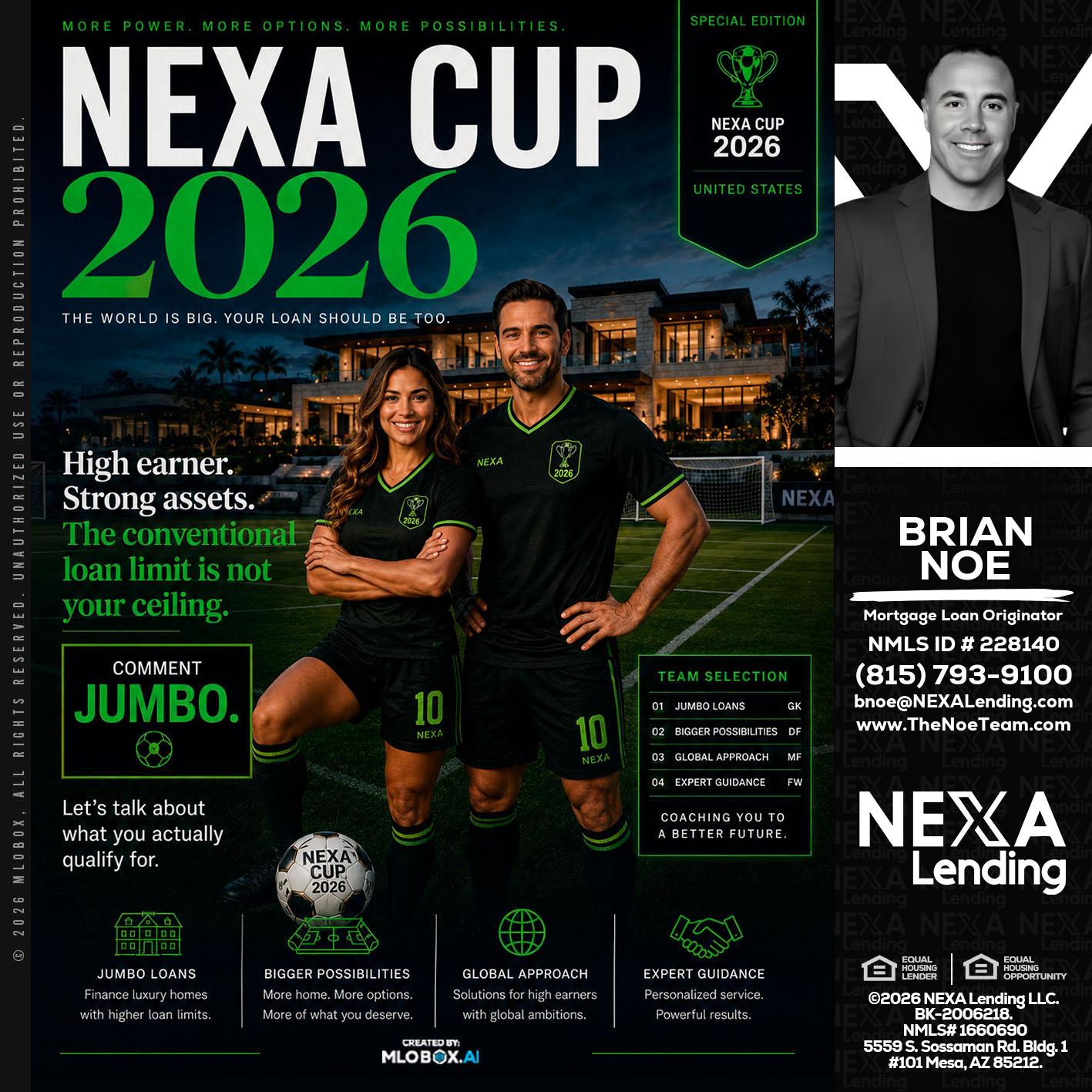 NEXA CUP 2026 - Brian Noe -Mortgage Loan Originator