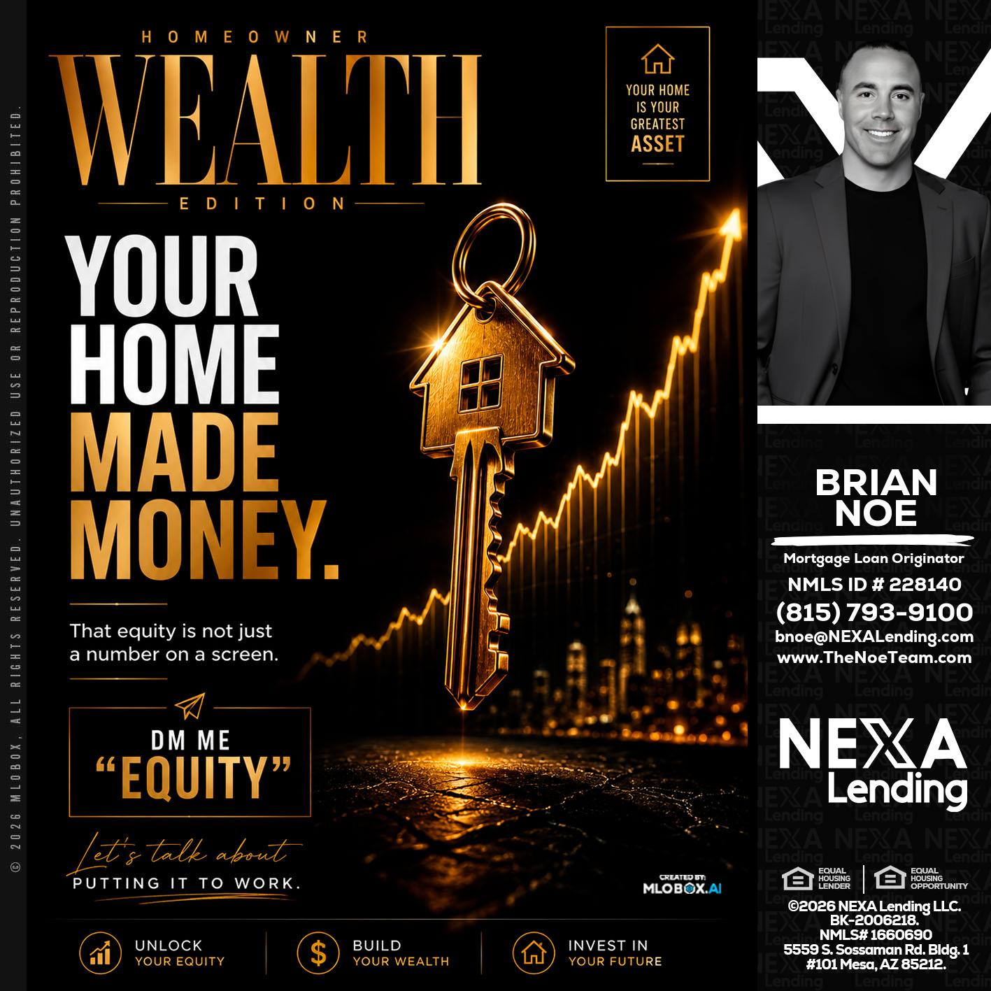 YOUR HOME MADE - Brian Noe -Mortgage Loan Originator