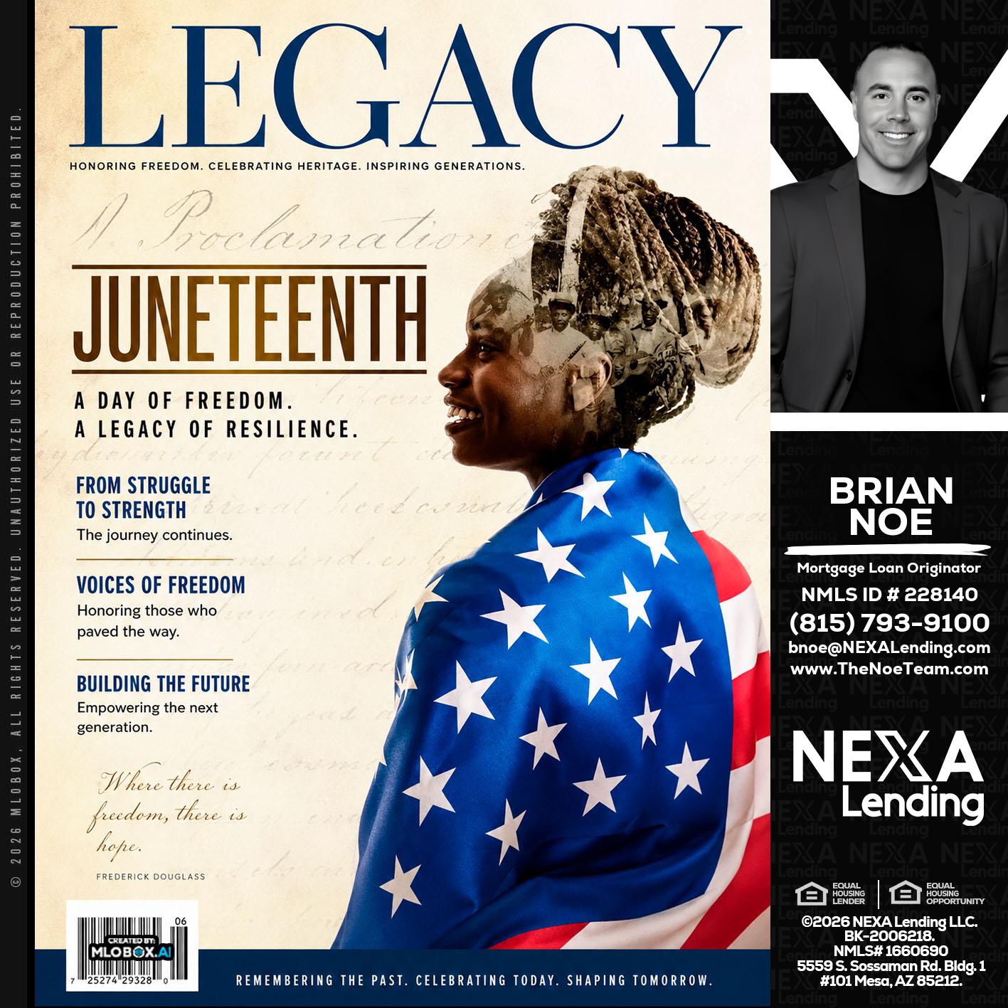 LEGACY - Brian Noe -Mortgage Loan Originator