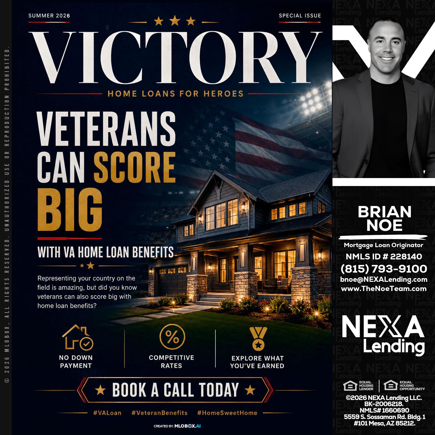 VICTORY - Brian Noe -Mortgage Loan Originator
