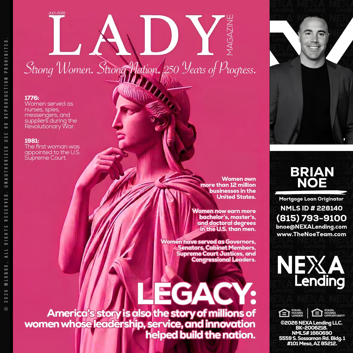 LADY LIBERTY! - Brian Noe -Mortgage Loan Originator
