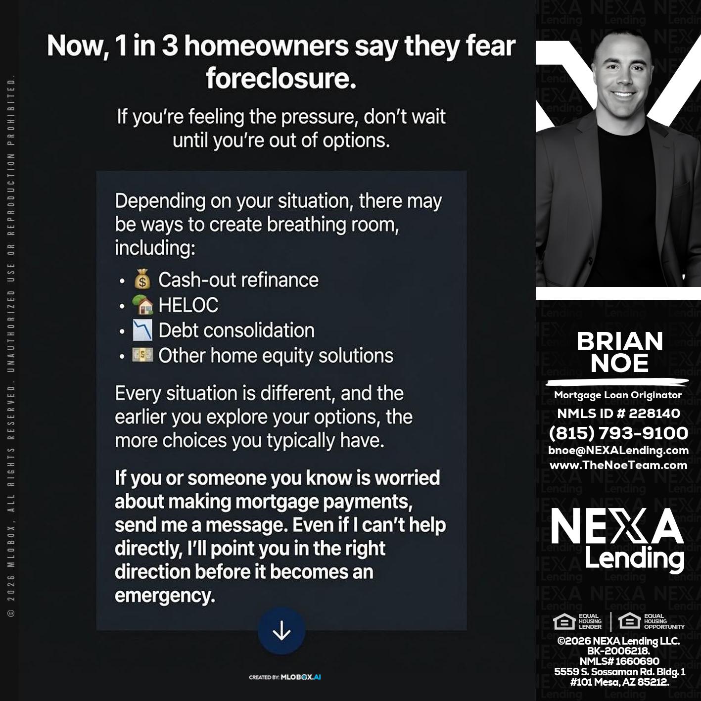 NOW - Brian Noe -Mortgage Loan Originator
