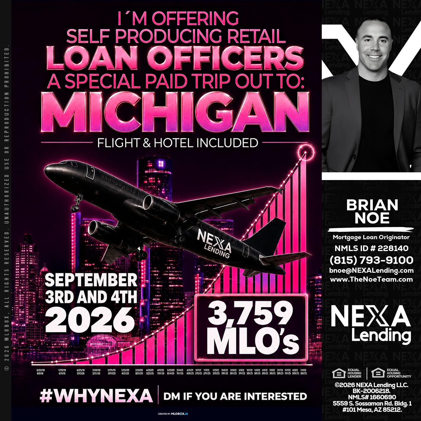MICHIGAN TRIP - Brian Noe -Mortgage Loan Originator