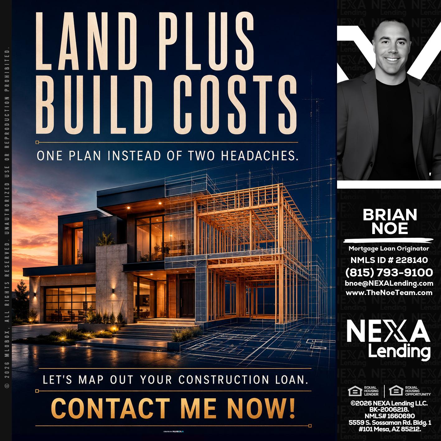LAND PLUS - Brian Noe -Mortgage Loan Originator