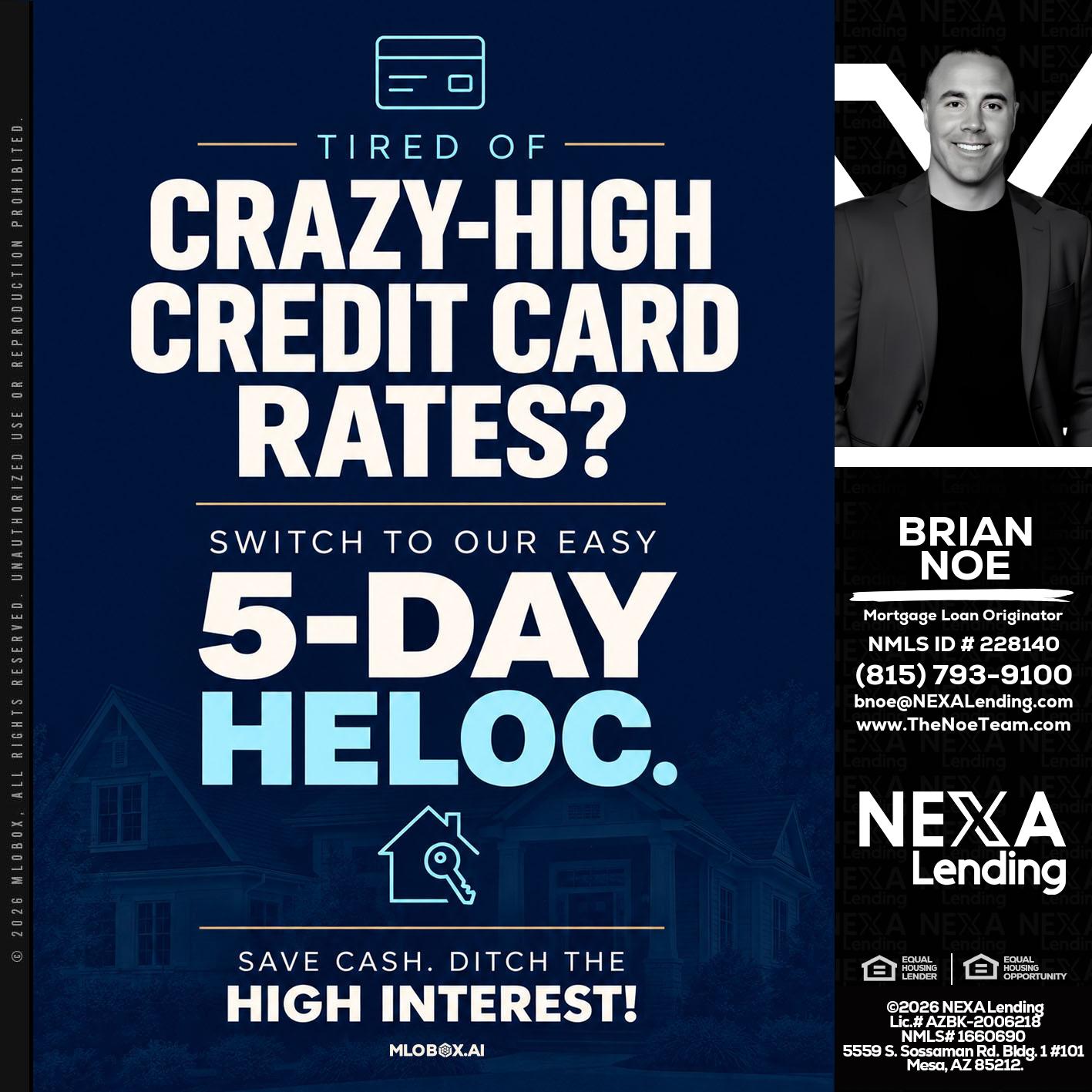 crazy high - Brian Noe -Mortgage Loan Originator