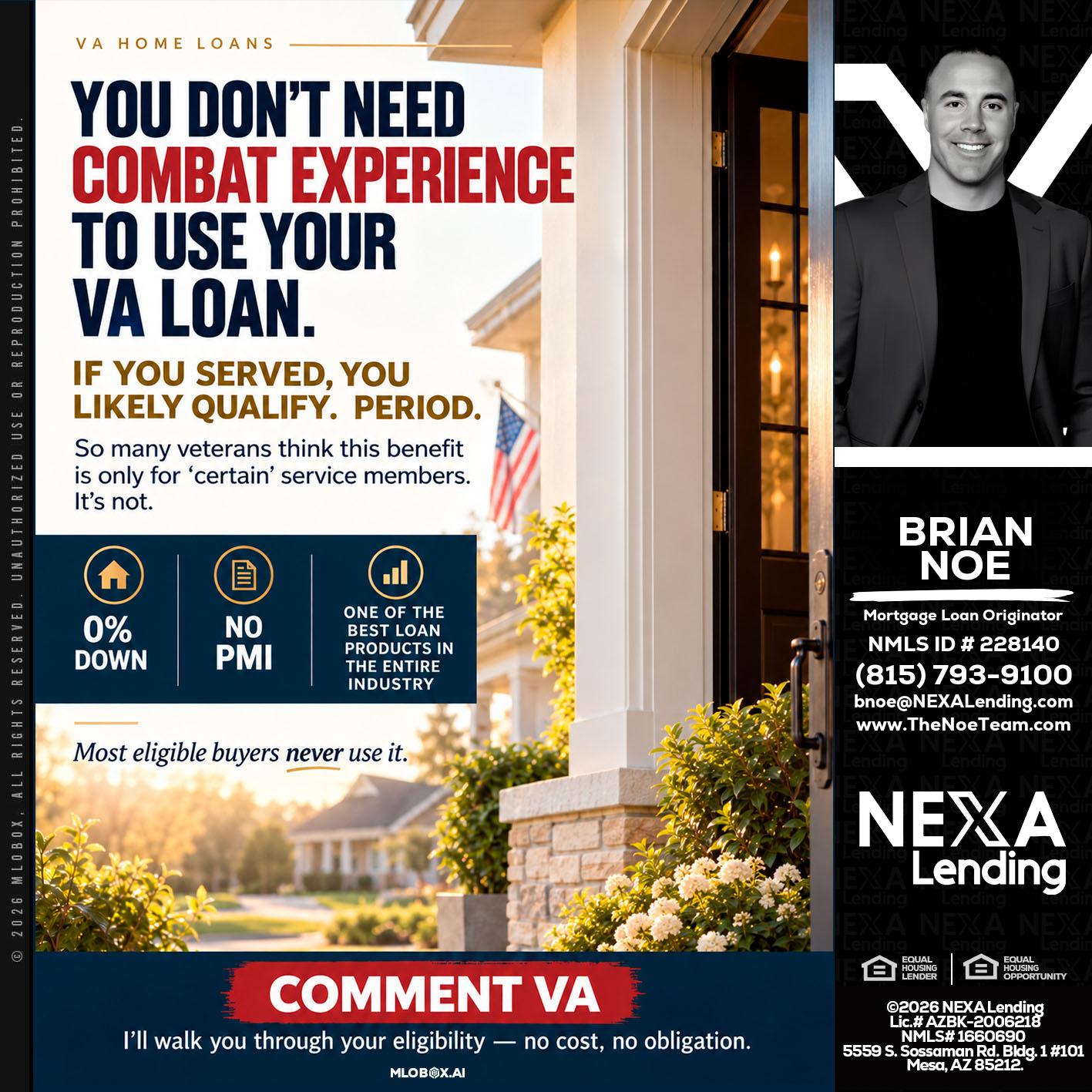 YOU DONT NEED - Brian Noe -Mortgage Loan Originator