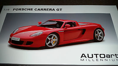 Autoart 1/18 Porsche carrera GT中古 AUTOart 1:18 Porsche Carrera GT (980) Year 2003-2006 black