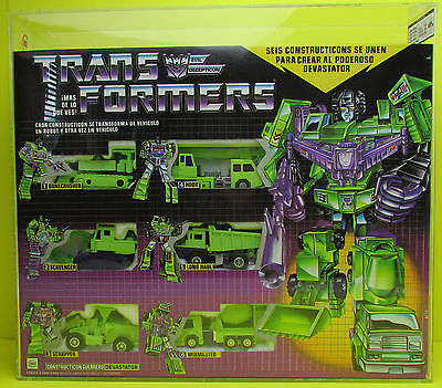 G1 Transformers Devastator Gift Set MISB IGA Mexican UKG 80 Graded not ...