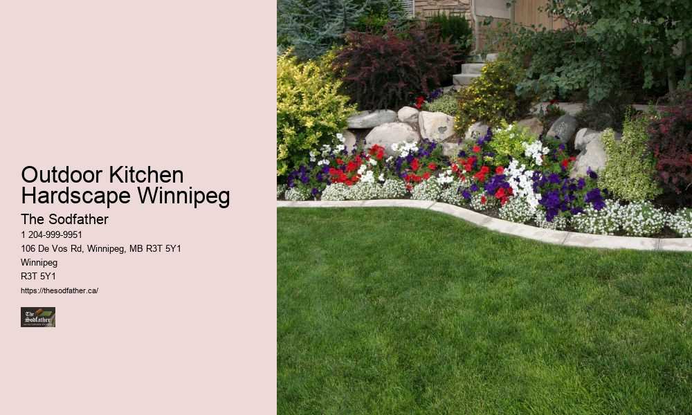 Outdoor Kitchen Hardscape Winnipeg