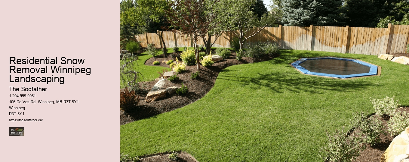 Residential Snow Removal Winnipeg Landscaping